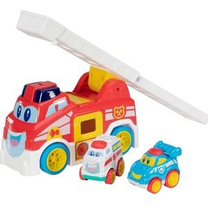 Fire Rescue Team Ladder Launch Fire Truck Lights and Sounds Emergency Vehicles